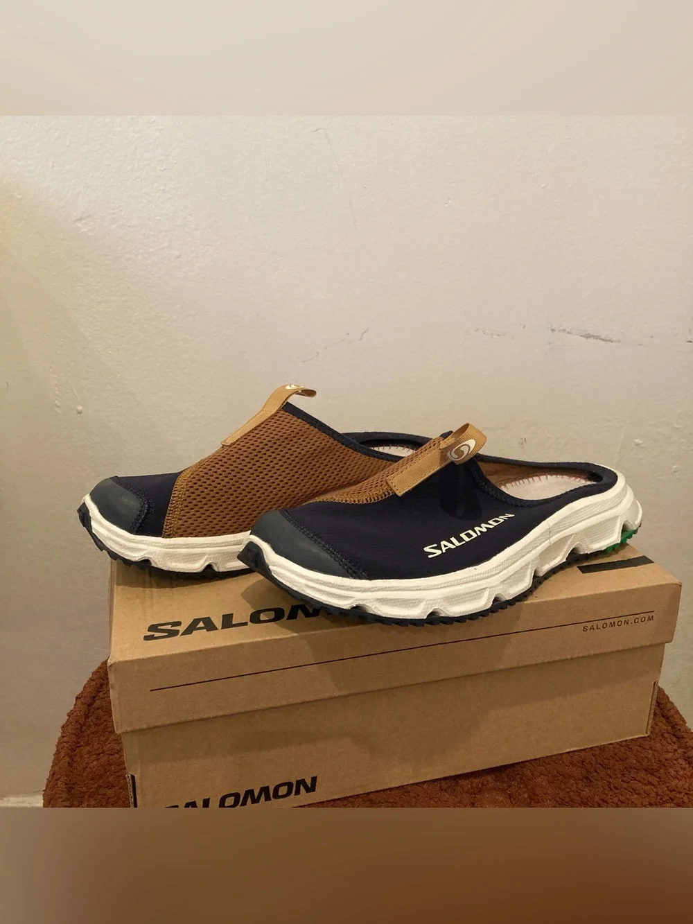 Salomon RX Slide 3.0 'Dark Sapphire & jolly green